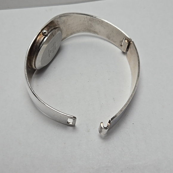 Womens Vintage Anne Klein Watch 30mm Silver Bangle Cuff Bracelet New Battery main image 9